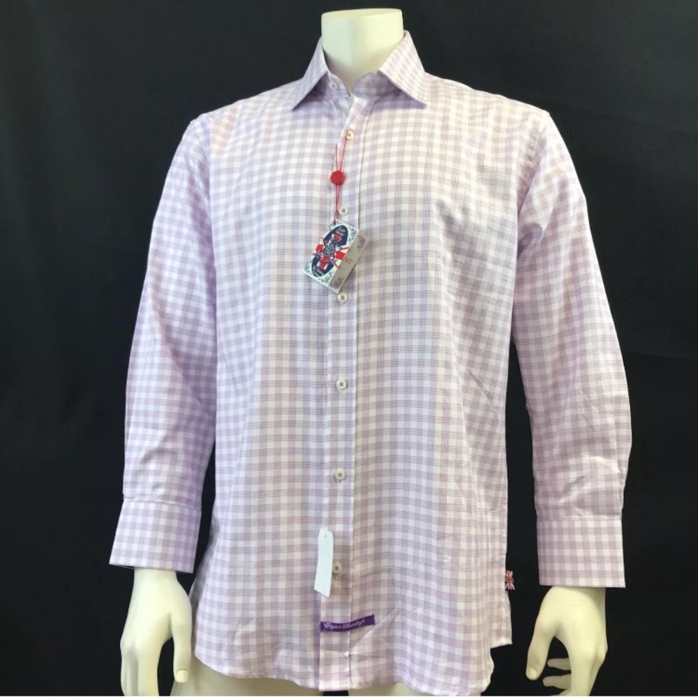 English Laundry Mens Dress Shirt Spread Collar - Picture 1 of 8